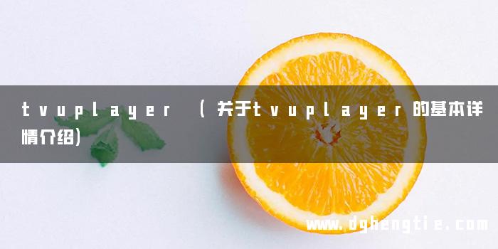 tvuplayer (关于tvuplayer的基本详情介绍)